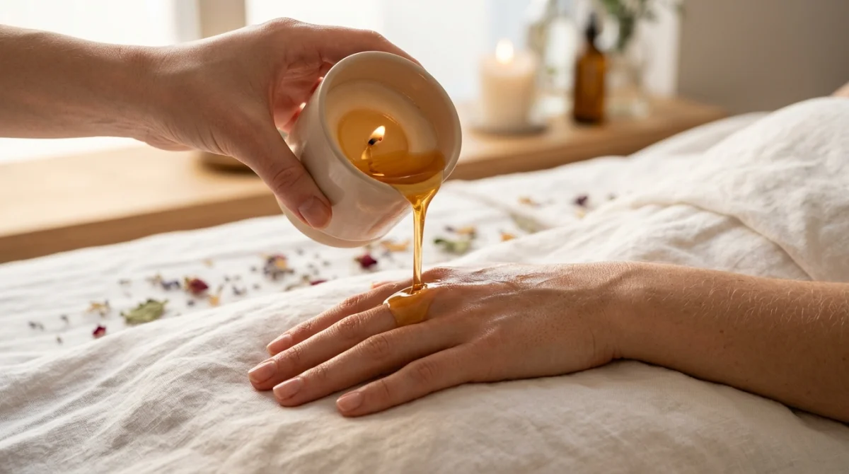 comment utiliser une bougie de massage
