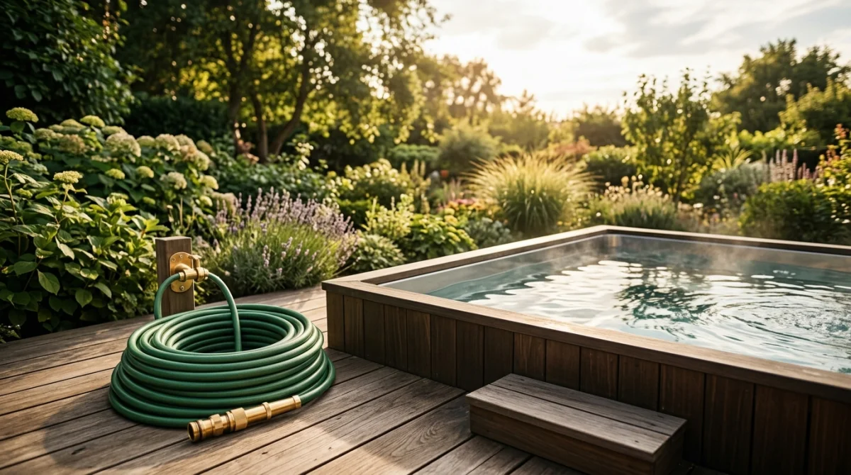 comment vider un spa avec tuyau d'arrosage