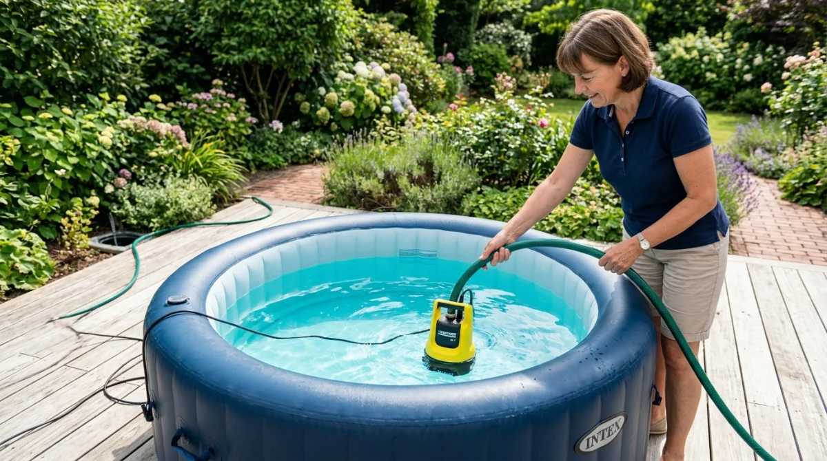 comment vider un spa intex